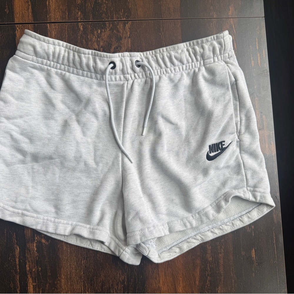 Nike Women's Light Gray Athletic Shorts